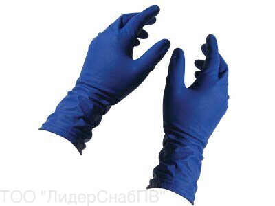 Перчатки хозяйственные латексные Gloves High Risk